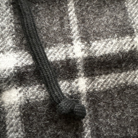 Adorable Black and White Plaid Shacket - Picture 8 of 9